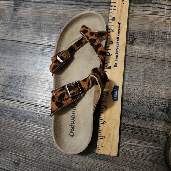 Outwoods sandal leopard print size 9 women's - Picture 7 of 8